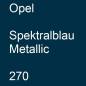 Preview: Opel, Spektralblau Metallic, 270.